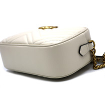 Gucci Camera Bag Pelle Bianca