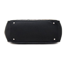 Chanel Biarritz Pelle e Tela Nera