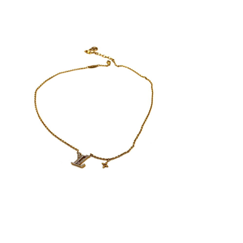 Louis Vuitton Collana Metallo Oro