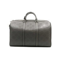 Gucci Borsone da Viaggio Pelle Grigio
