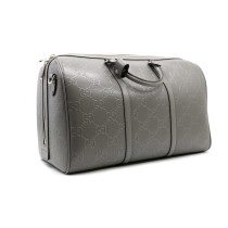 Gucci Borsone da Viaggio Pelle Grigio