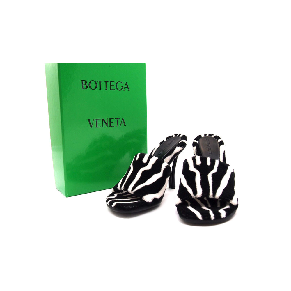 Bottega Veneta Sandali Cavallino Zebrato