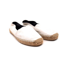 Saint Laurent Espadrillas Pelle Bianca
