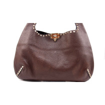 Valentino Rockstud Hobo Pelle Testa di Moro