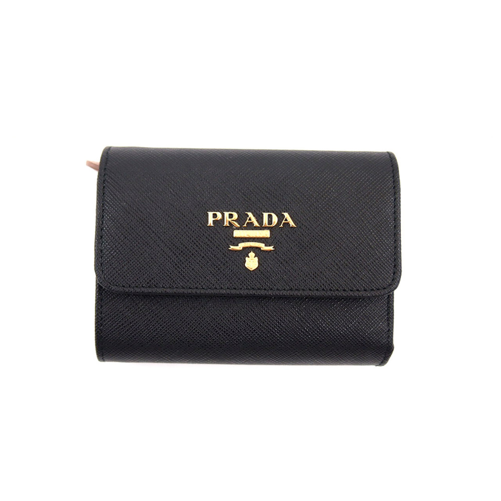 Prada Portafoglio Pelle Nera