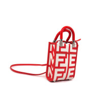 Fendi Sunshine Pelle Bianca e Rossa