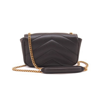 Saint Laurent LouLou Mini Pelle Grigia