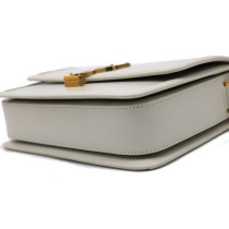 Saint Laurent Solferino Pelle Bianca