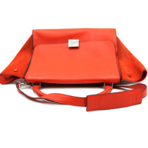 Celine Trapeze Pelle Arancione