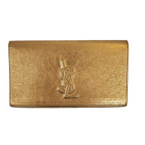 Saint Laurent Pochette Pelle Oro