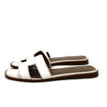 Hermes Sandali Oran Pelle Bianca