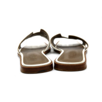 Hermes Sandali Oran Pelle Bianca