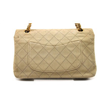 Chanel 2.55 Tela Crema