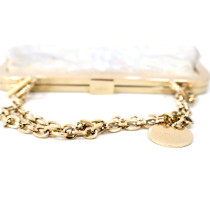 Gucci Clutch Pelle Beige