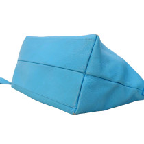 Ferragamo Shopping Pelle Turchese