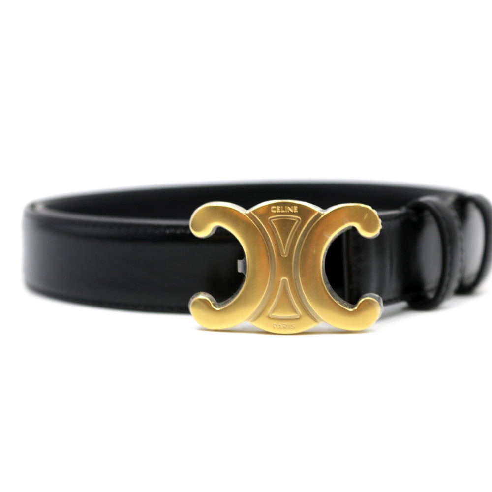 Celine Cintura Triomphe Pelle Nera