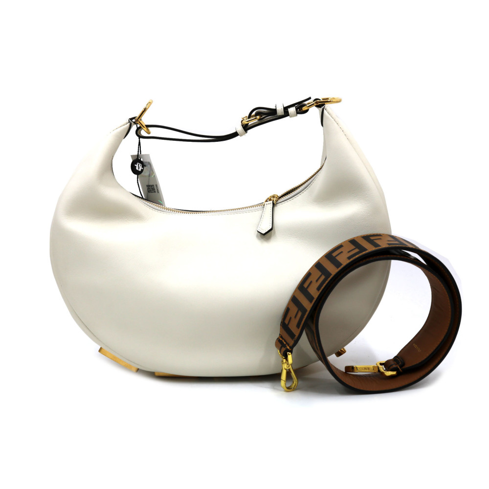 Fendi Fendigraphy Large Pelle Bianca