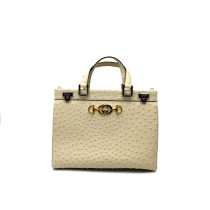 Gucci Zumie Struzzo Avorio