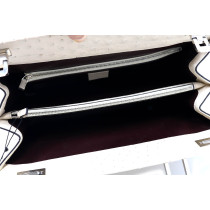 Gucci Zumie Struzzo Avorio