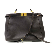 Fendi Selleria Peekaboo Pelle Testa di Moro