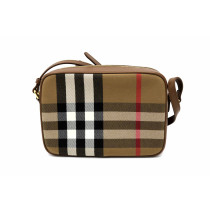 Burberry Camera Bag Check Beige