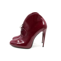 Gucci Stivaletti Pelle Bordeaux