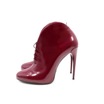 Gucci Stivaletti Pelle Bordeaux
