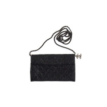 Chanel Pochette Tessuto Nero