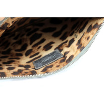 Dolce & Gabbana Pochette Pelle Argento