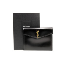 Saint Laurent Pochette Uptown Pelle Nera