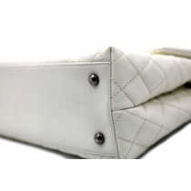 Chanel Coco Handle Pelle Bianca