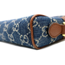 Gucci Pochette Denim Blu
