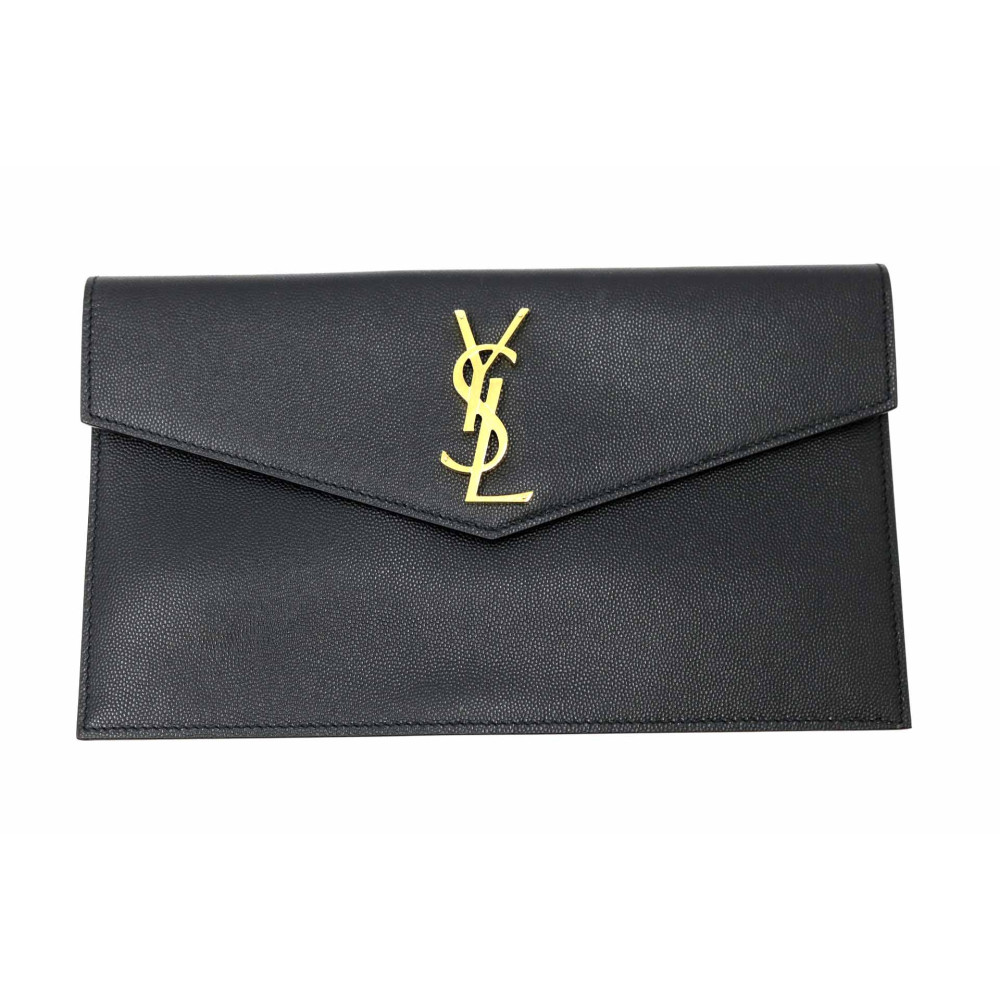 Saint Laurent Pochette Uptown Pelle Nera