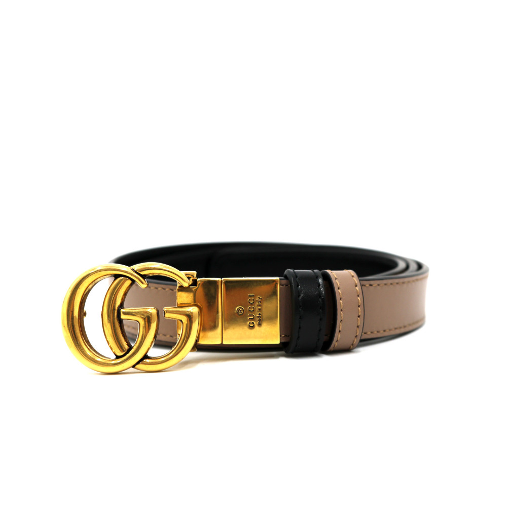 Gucci Cintura Marmont Pelle Rosa