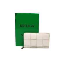 Bottega Veneta Portafoglio Zippy Pelle Panna