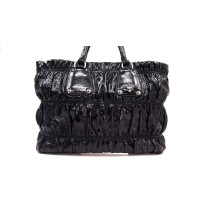 Prada Shopping Piccola Matelassè Vernis Nera