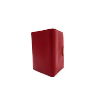 Prada Portafoglio Pelle Saffiano Rosso