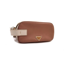 Prada Pochette Pelle Saffiano Bianca e Rosa