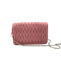 Miu Miu Tracolla Mini Pelle Rosa