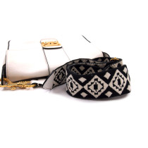 Miu Miu Tracolla Madras Pelle Bianca
