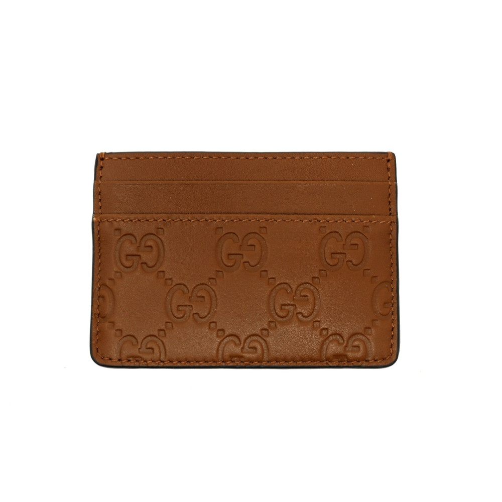Gucci Portacarte Pelle Marrone