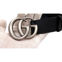 Gucci Cintura Marmont Pelle Nera