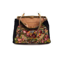 Fendi Peekaboo Tessuto Verde Scuro