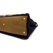 Fendi Peekaboo Tessuto Verde Scuro