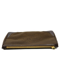 Prada Pochette Tela Marrone