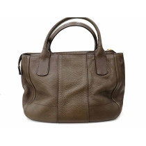 Ferragamo Tote Bag Pelle Cachi Marrone
