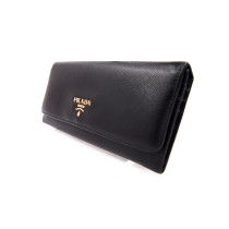 Prada Portafoglio Pelle Saffiano Nera