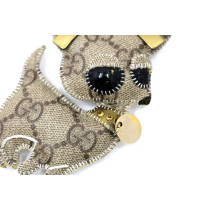 Gucci Portachiavi Charms GG Marrone