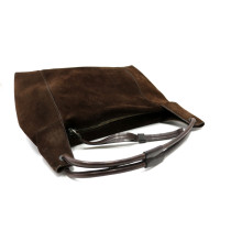 Gucci Shopping Suede Marrone