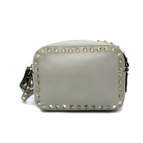 Valentino Camera Bag Pelle Grigia